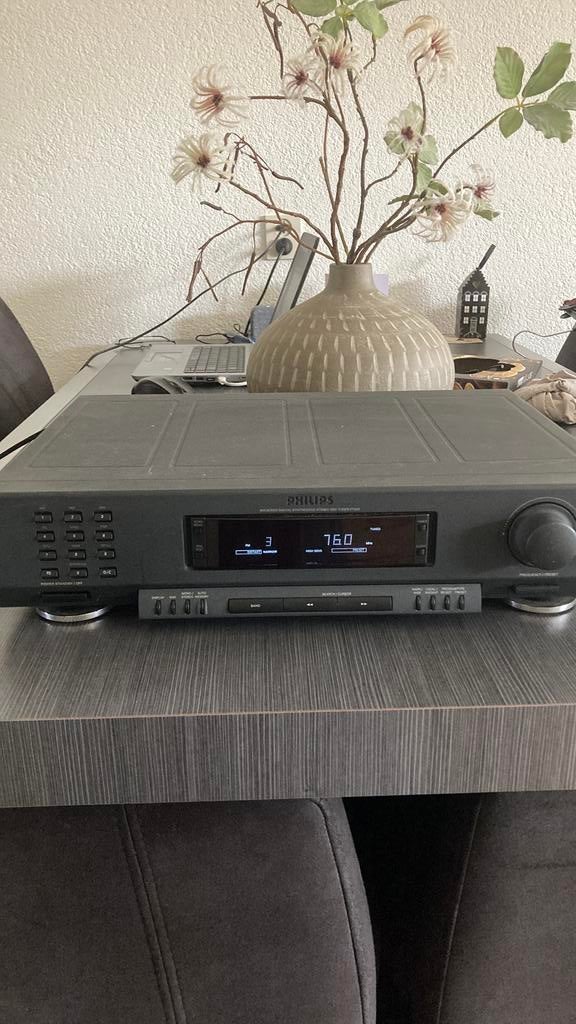 3.5 meter Philips FM radio tuner FT 930, Ophalen of Verzenden, Gebruikt