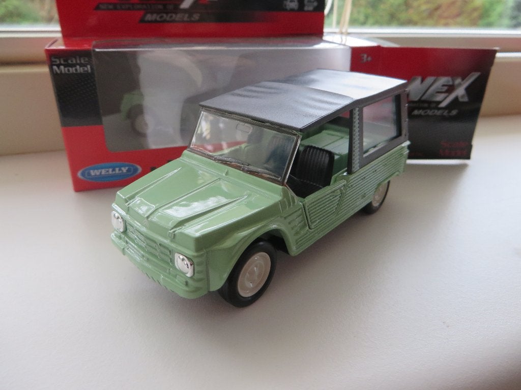 Welly Citroen Mehari GROEN, Ophalen of Verzenden, Nieuw, Auto