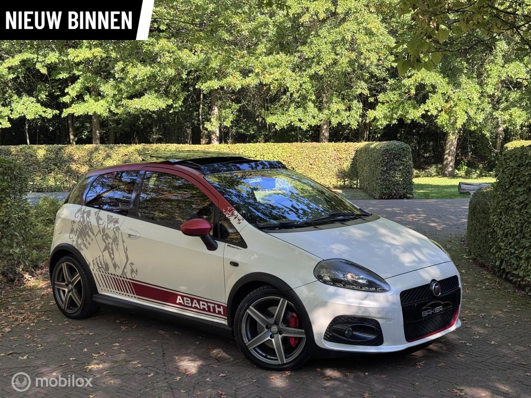 Fiat Grande Punto 1.4-16V Abarth ~ Sport ~ Pano ~ Xenon ~, Auto's, Voorwielaandrijving, 1160 kg, 15 km/l, Gebruikt