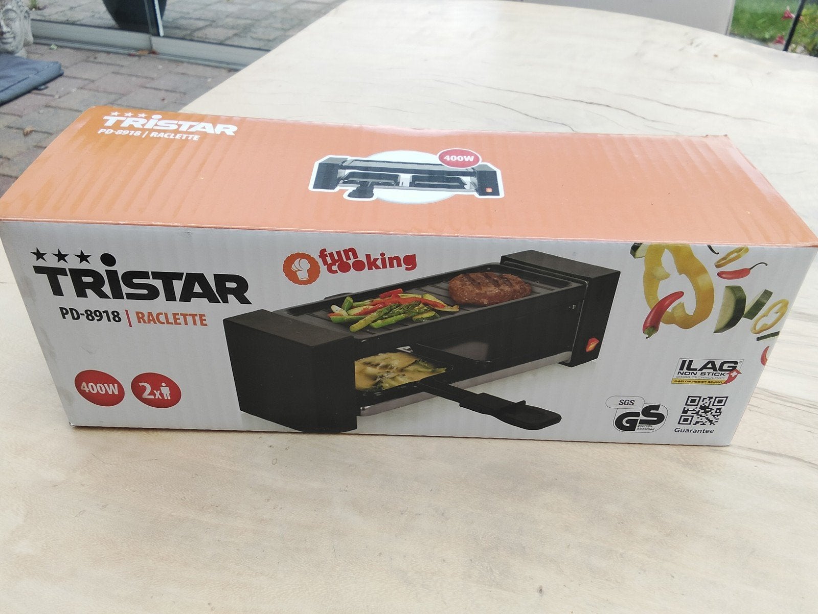 Tristar PD-8918 Raclette Grill - 400W, Ophalen of Verzenden, Nieuw