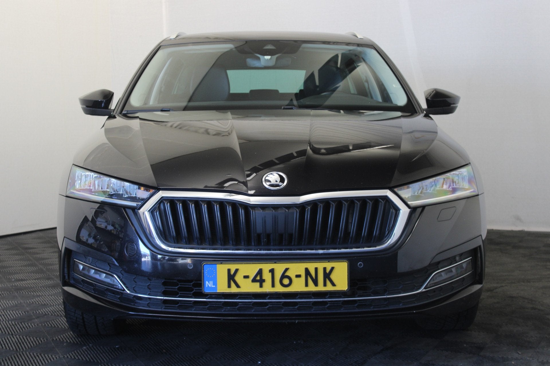 Skoda Octavia Combi 1.0 TSI Business Edition Plus |Navi|Trek, Auto's, Skoda, Gebruikt, Leder en Stof, Zwart, 3 cilinders