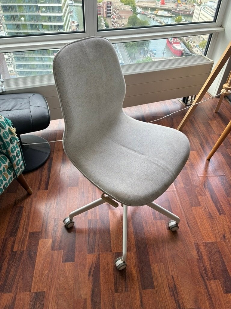 IKEA Långfjäll bureaustoel, Ophalen, Gebruikt, Grijs, Bureaustoel