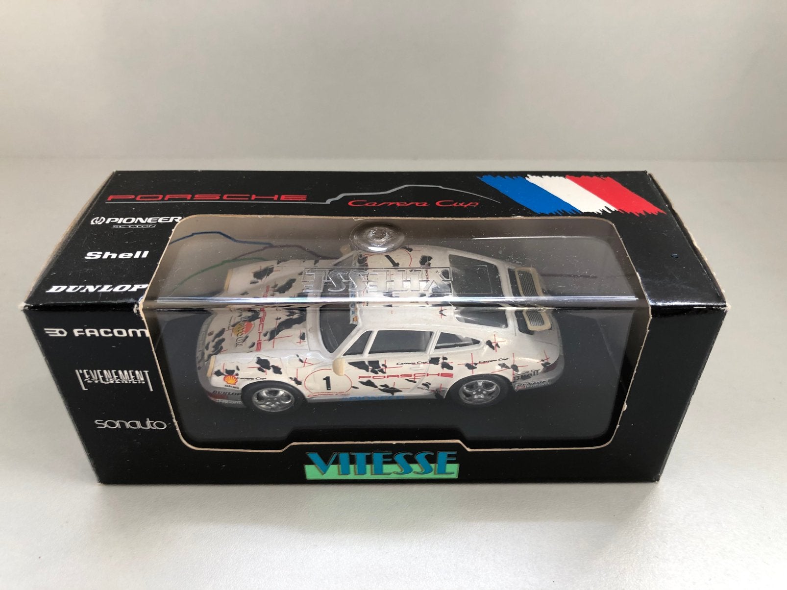 Porsche 911 Carrera Cup, 1:43, Sonauto, Vitesse, Ophalen of Verzenden, Zo goed als nieuw, Auto, Overige merken