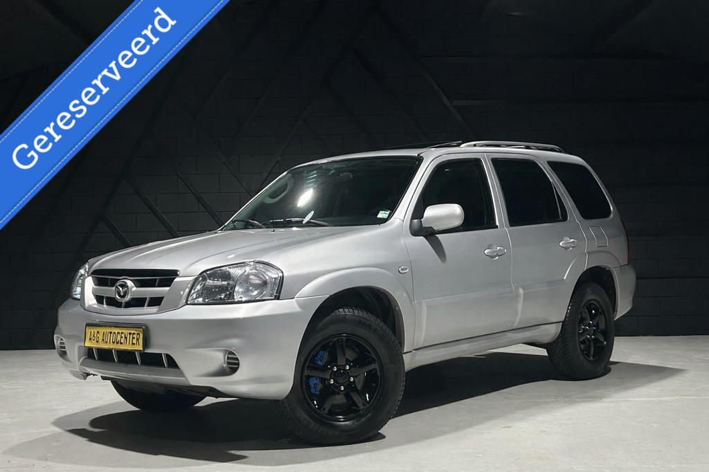 Mazda Tribute 3.0 V6 4WD/1e Eig/197PK/Sch.Dak/Leer/197PK/Vol, Auto's, Mazda, Automaat, Gebruikt, Leder, Bedrijf