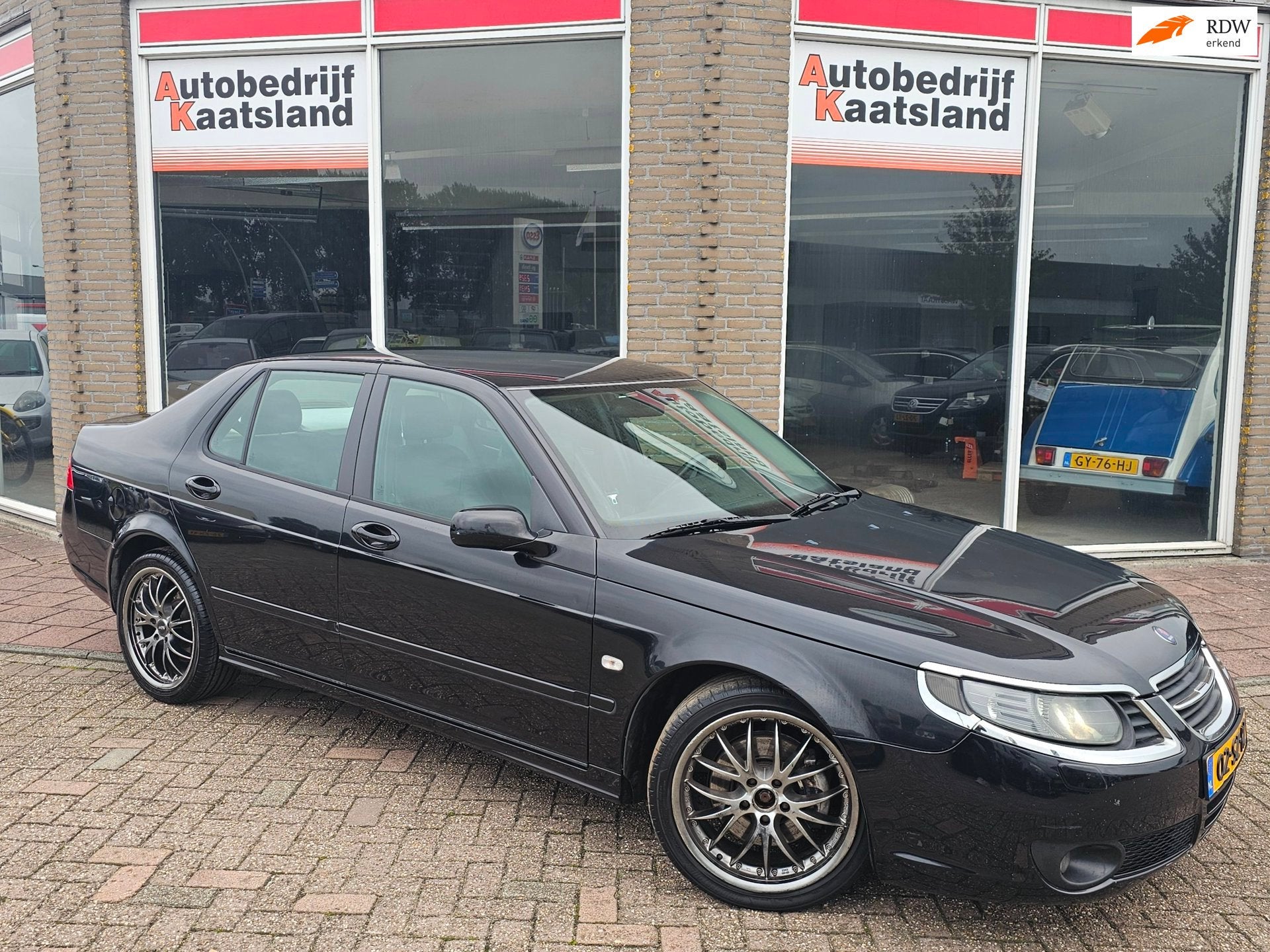 Saab 9-5 2.3 Turbo Arc - Airco - Cruise -, Auto's, Voorwielaandrijving, Zwart, 4 cilinders, 2290 cc