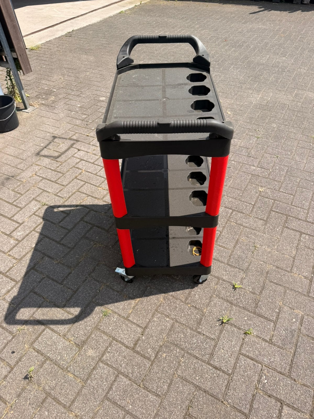 Detailing trolley / gereedschapswagen met 3 etages, 100 liter of meer, Ophalen of Verzenden, Zo goed als nieuw, Transportkar