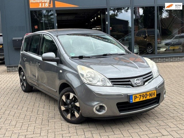Nissan Note 1.6 Tekna/airco/cruise/trekhaak, Voorwielaandrijving, Euro 5, 15 km/l, Gebruikt