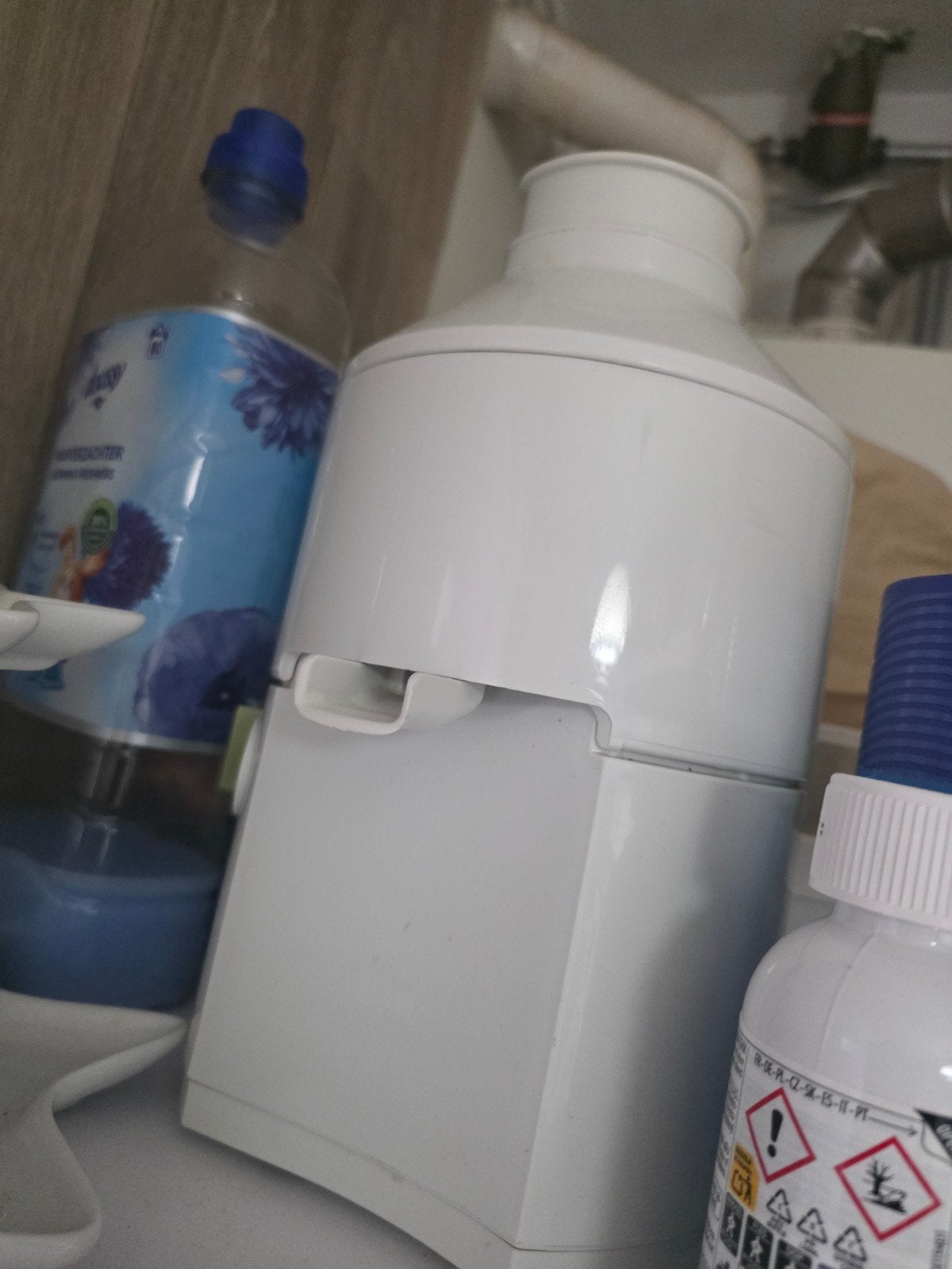 Witte sapcentrifuge voor vers sap, Witgoed en Apparatuur, Juicers, Ophalen of Verzenden, Gebruikt, Elektrisch, Sapcentrifuge