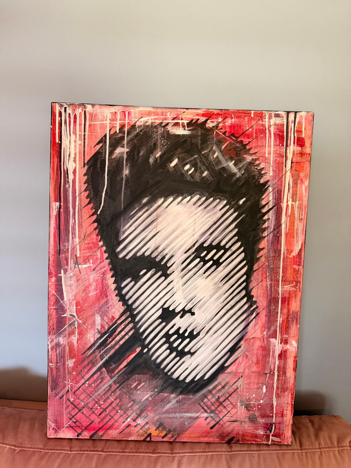 Abstract Elvis Presley Canvas - 80x60 cm, Ophalen