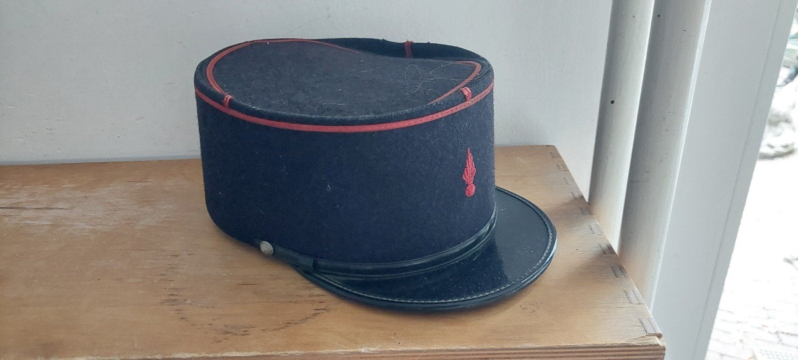 Leuke vintage Franse kepi, Ophalen of Verzenden, Gedragen, Pet