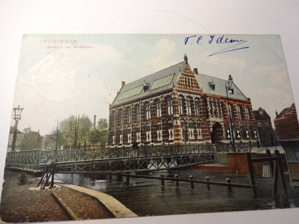 Ansichtkaart van het oude Groninger Museum., Verzenden, Voor 1920, Gelopen, Noord-Brabant