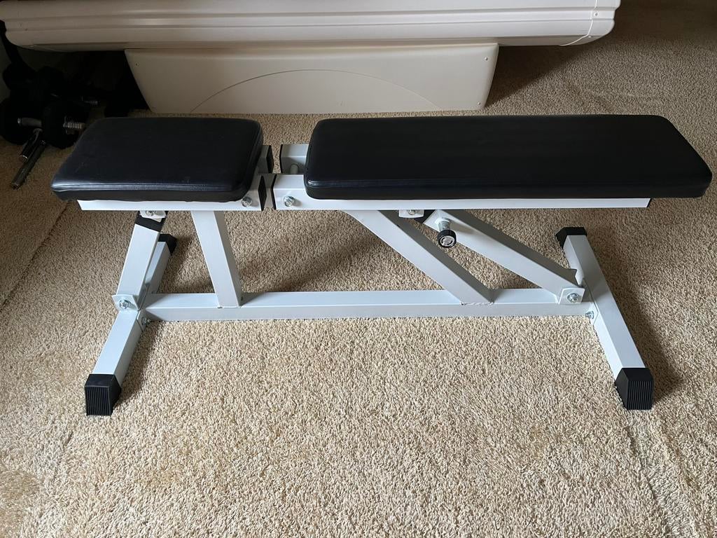 Gorilla Sports multifunctionele halterbank /fitness bank, Ophalen, Zo goed als nieuw, Fitnessbank