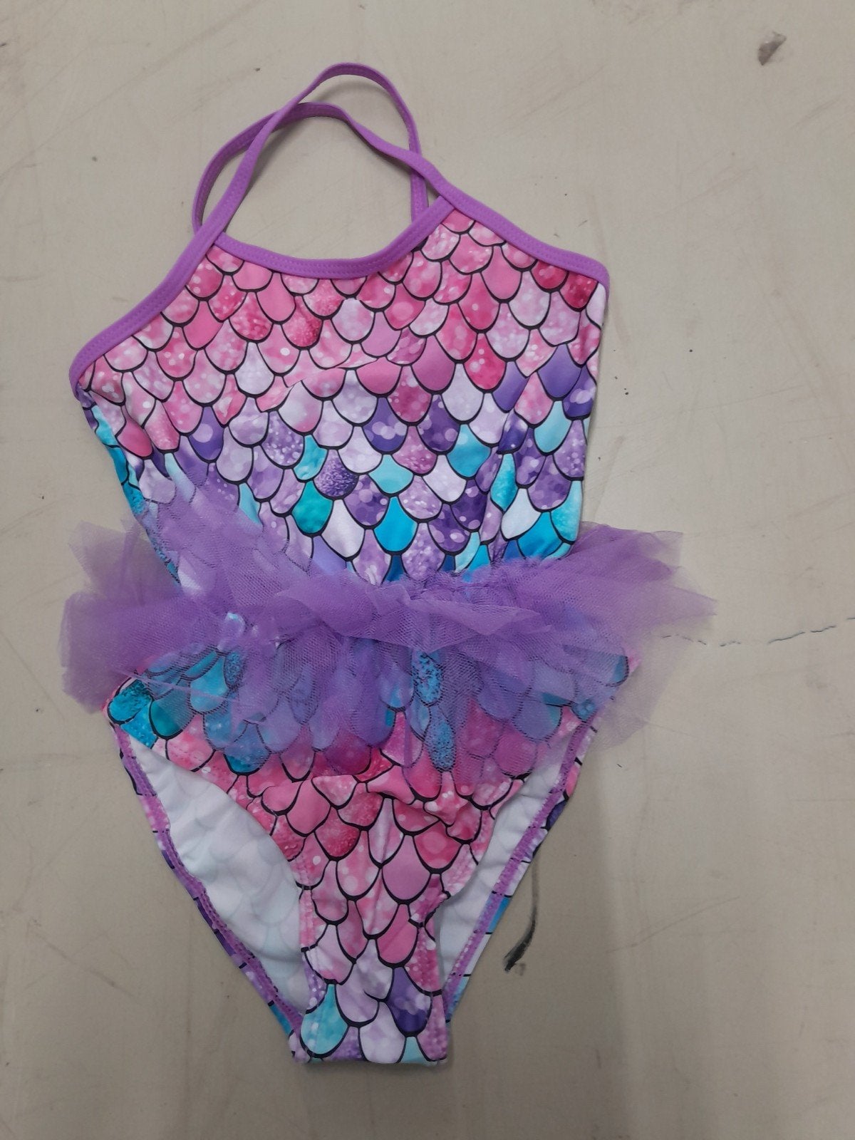 Zeemeermin Badpak met Tule Rokje, Kinderen en Baby's, Babykleding | Baby-zwemkleding, Ophalen of Verzenden, Nieuw, Meisje, Badpak