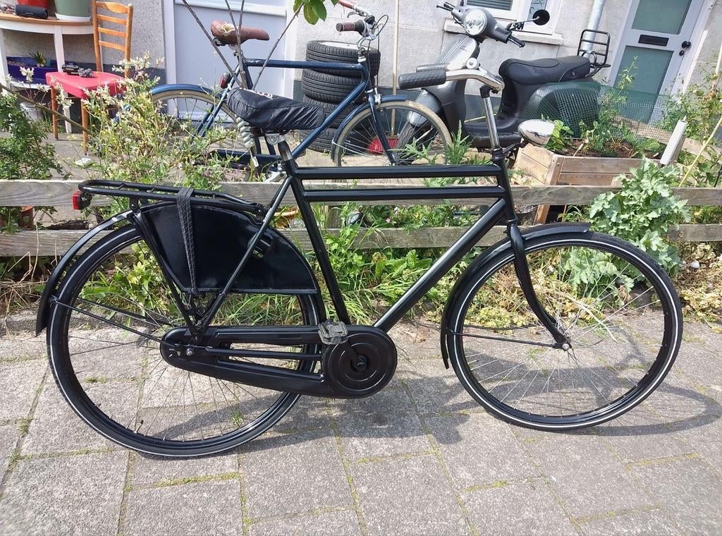 Dubbel stang met verlichting 100% PERFECT!!!!!!!, Fietsen en Brommers, Fietsen | Heren | Herenfietsen, Overige merken, Terugtraprem