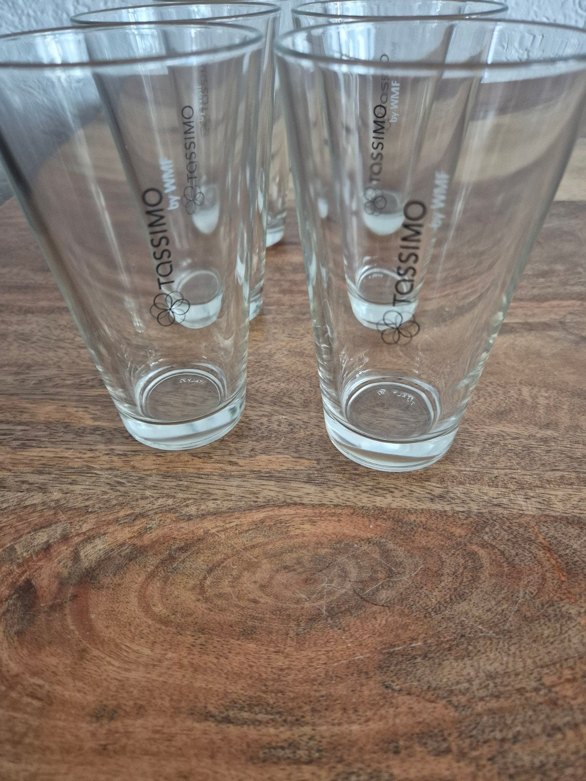 Tassimo Latte Macchiato Glazen - Set van 6, Ophalen, Zo goed als nieuw, Glas, Overige merken