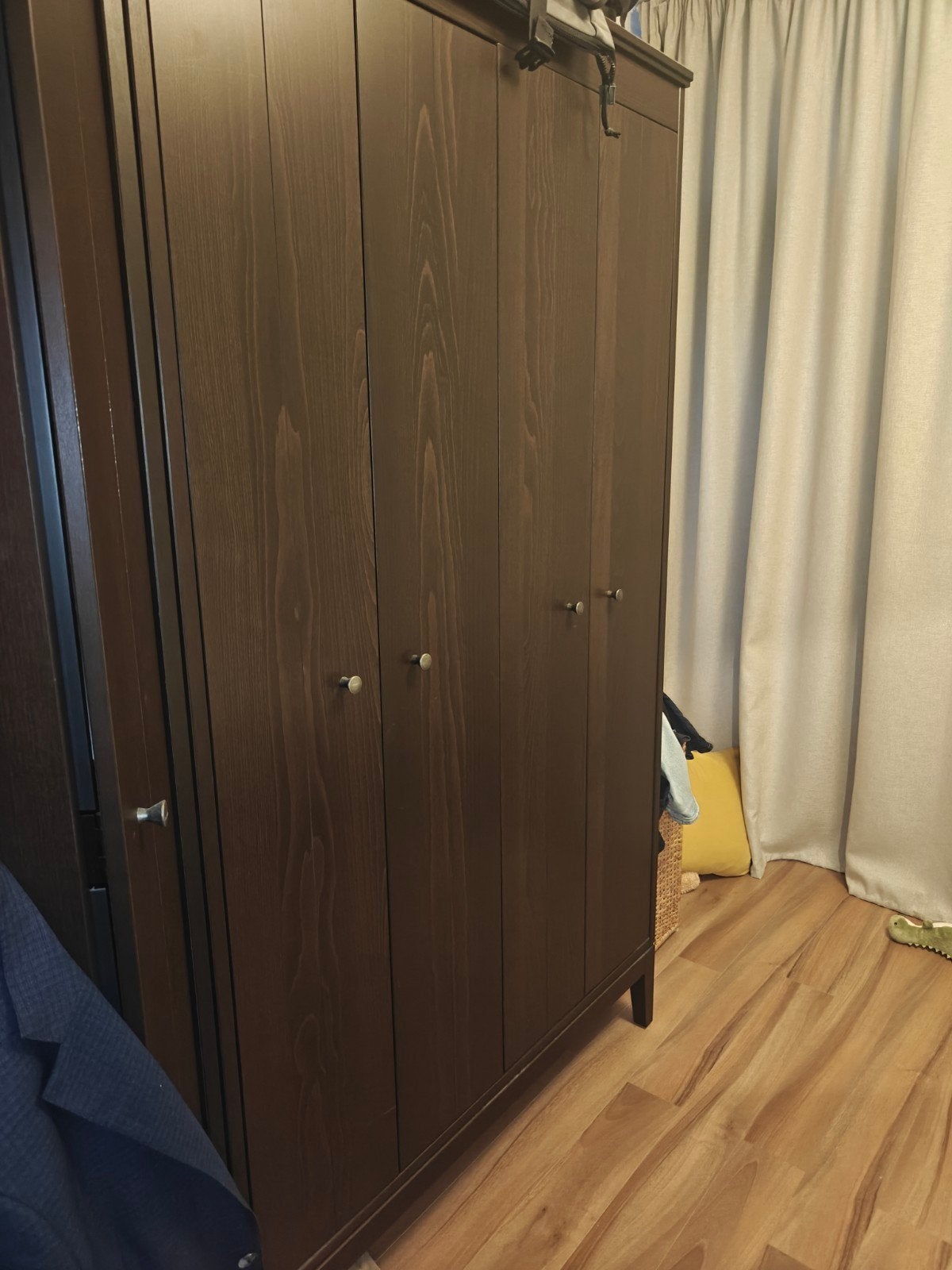 Kledingkast Ikea Idanäs Bruin hout (2 stuks, los of samen), Ophalen, 50 tot 75 cm, 100 tot 150 cm, 150 tot 200 cm