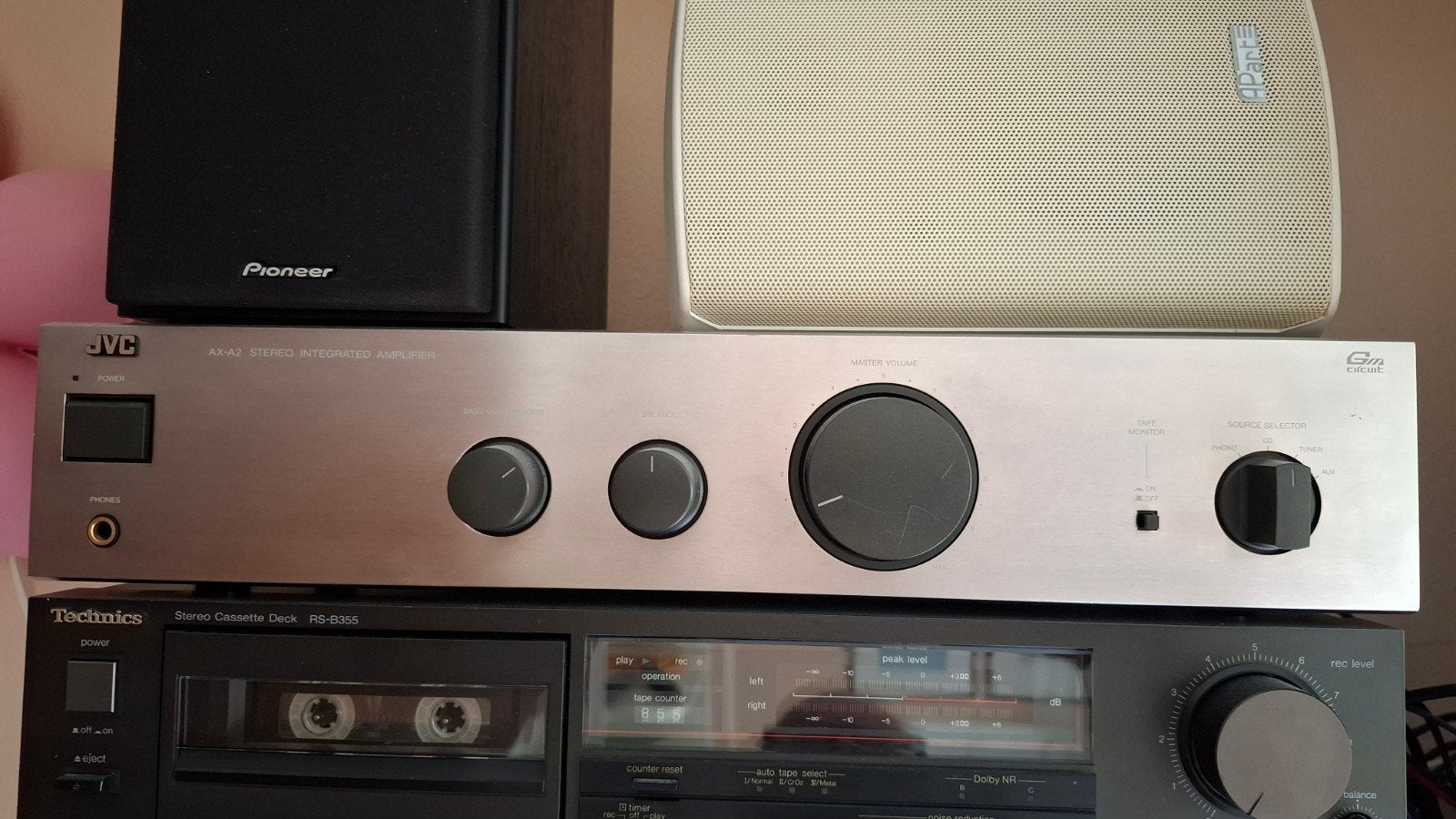 JVC AX-A2 Stereo Integrated Versterker, Audio, Tv en Foto, Versterkers en Receivers, Gebruikt, JVC, Ophalen of Verzenden, Minder dan 60 watt