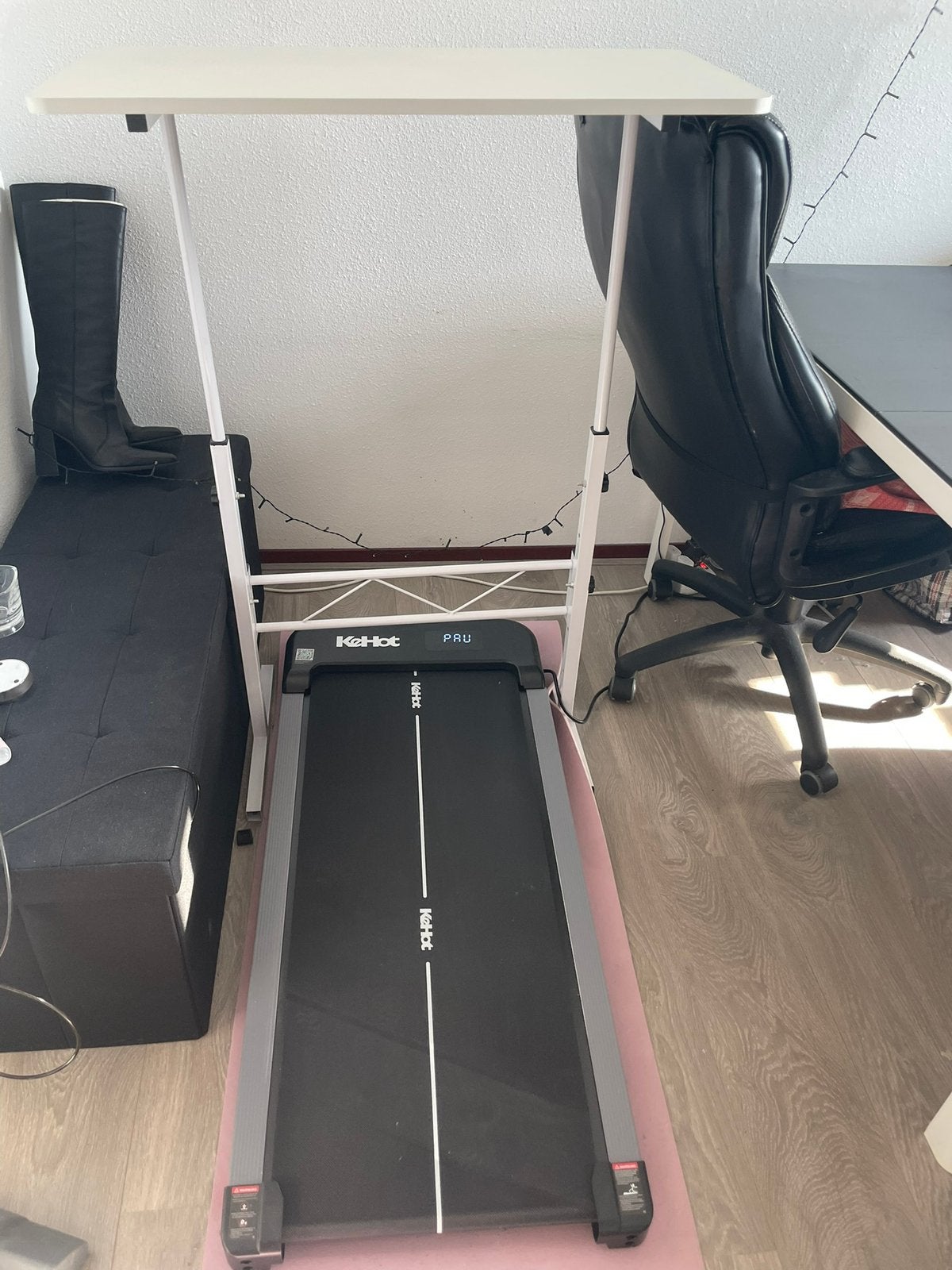 Loopbank walking pad kehot +tafel, Sport en Fitness, Fitnessmaterialen, Zo goed als nieuw, Overige typen, Ophalen
