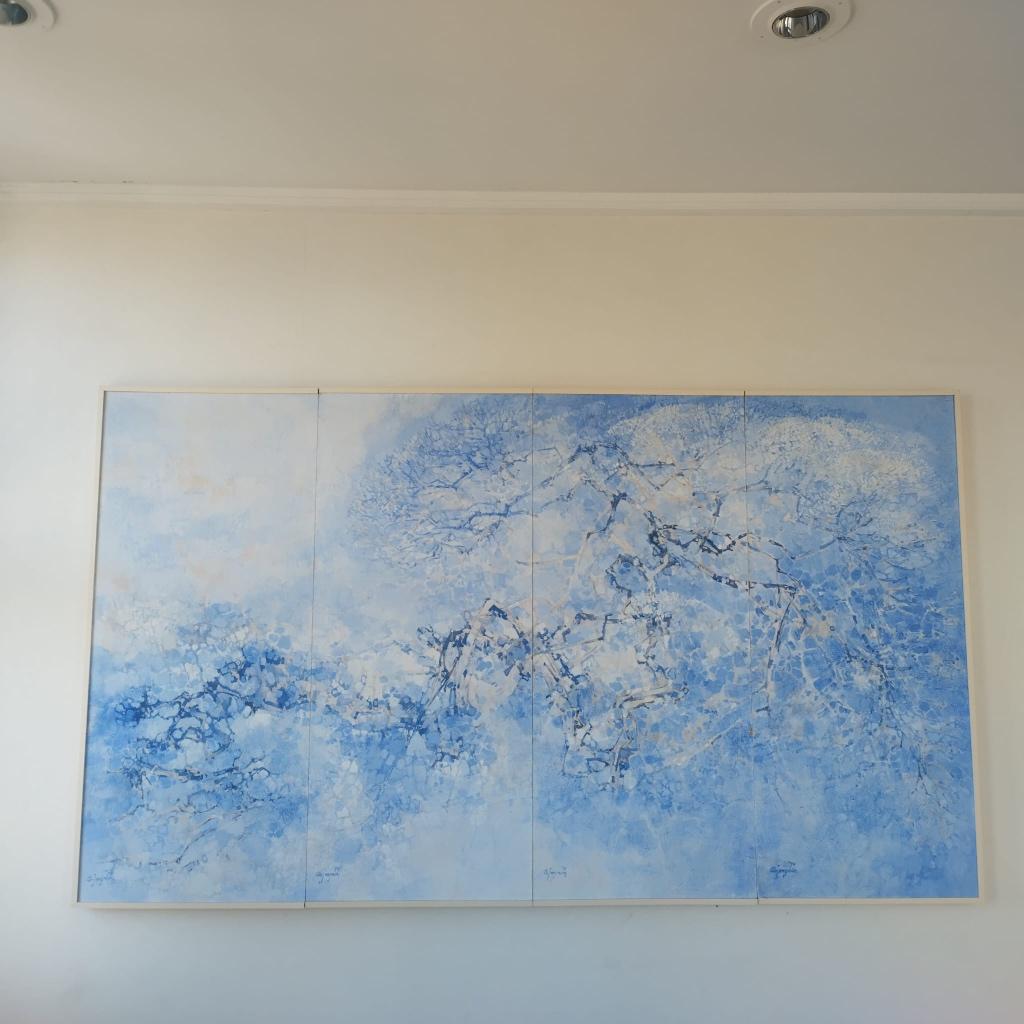 Prachtig Schilderij van Ab Jongmans (1934-2011), Antiek en Kunst, Ophalen