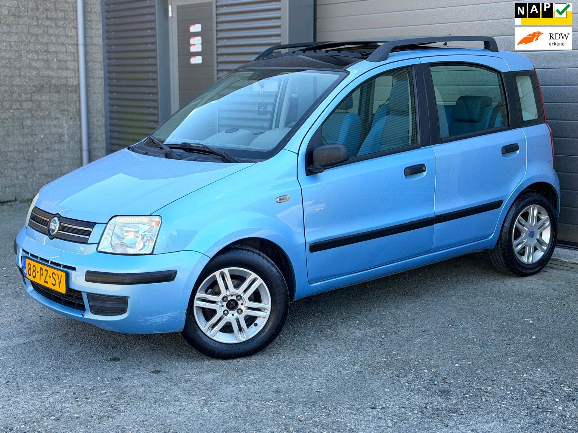 Fiat Panda 1.2 Emotion Automaat, Auto's, Fiat, Gebruikt, 840 kg, Origineel Nederlands, Bedrijf