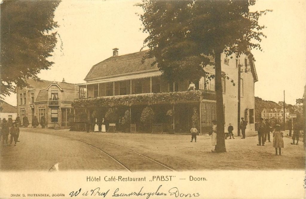 701-026-029 Doorn Hotel Cafe Restaurant Pabst, Verzenden, Voor 1920, Utrecht