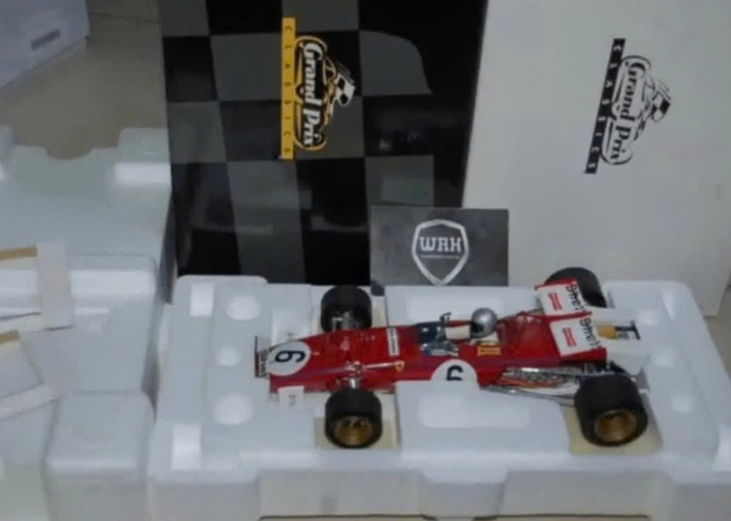 1:18 Ferrrari 312 B Andretti #6 Exoto 97067 in doos WRH, Hobby en Vrije tijd, Verzenden, Zo goed als nieuw, Auto, Overige merken