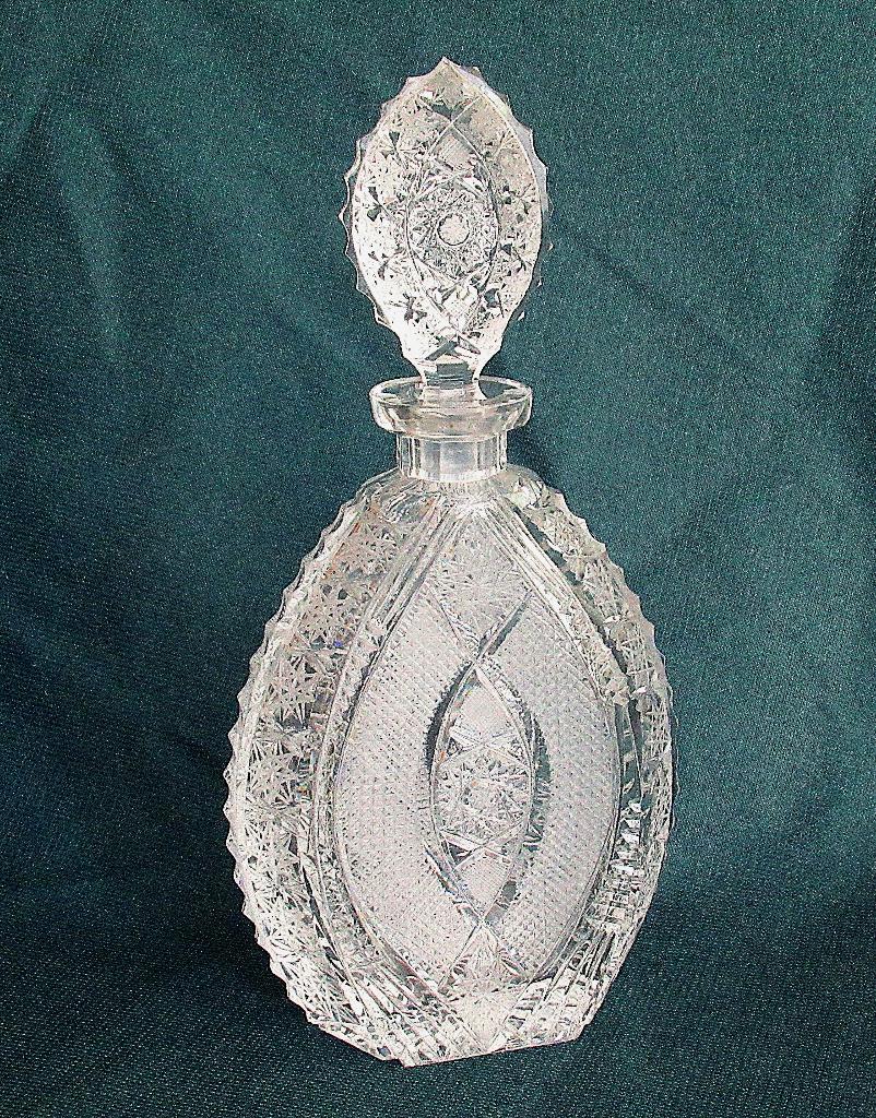 Vintage Bohemia Crystal, Tsjechië, 24% kristallen karaf, '70, Ophalen of Verzenden