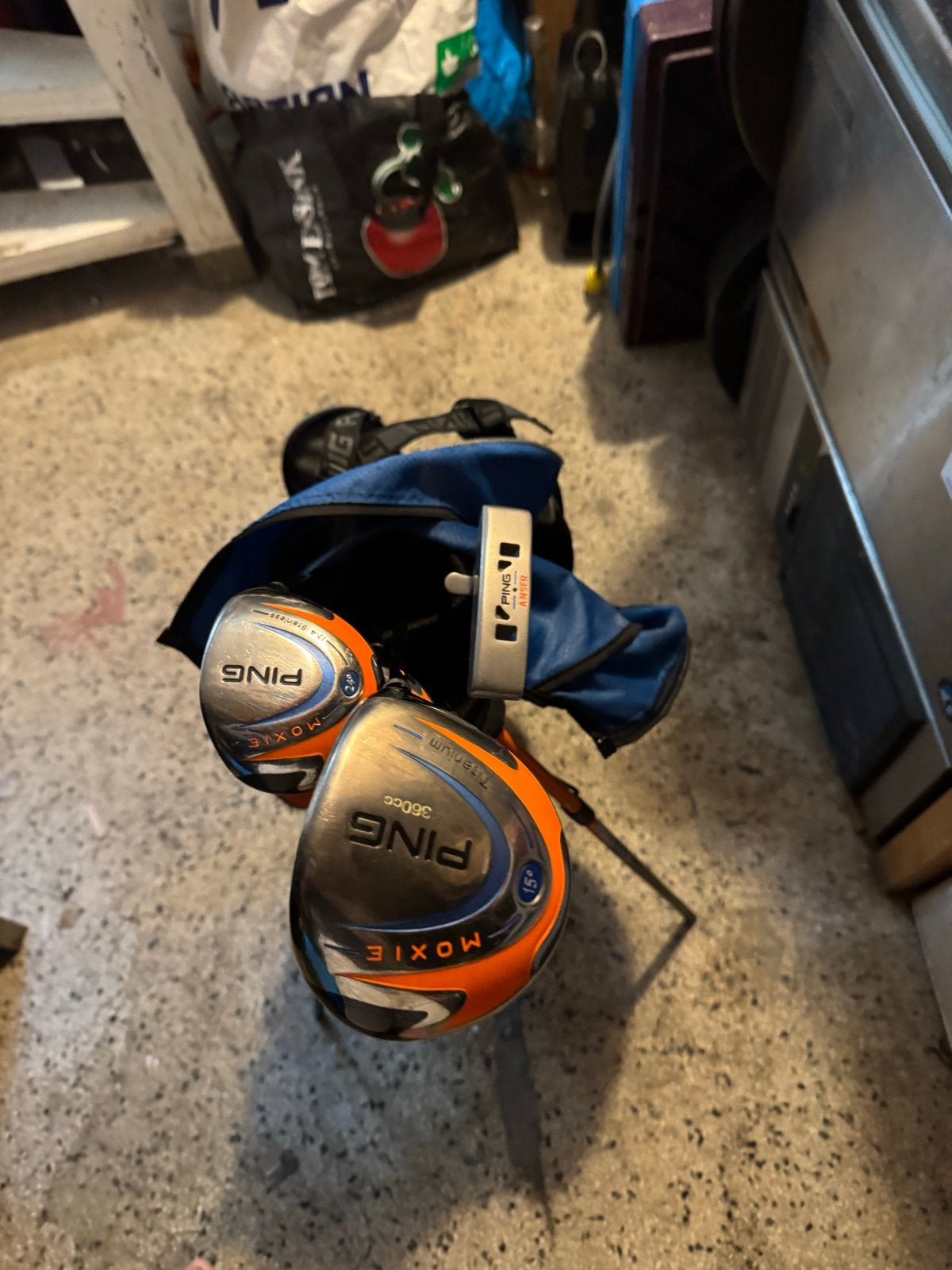 Ping starter golfset met staande tas, Sport en Fitness, Golf, Ophalen, Gebruikt, Set, Ping
