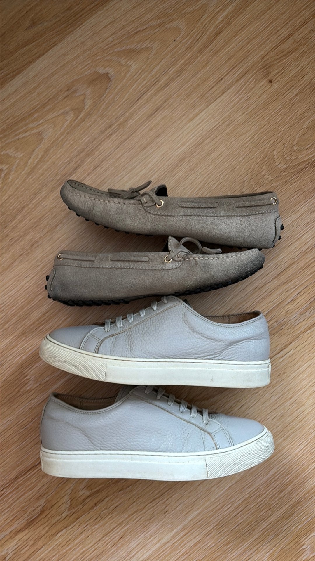 2 paar schoenen van Aurelien, prijs is inclusief verzenden, Verzenden, Instappers, Grijs, Gedragen