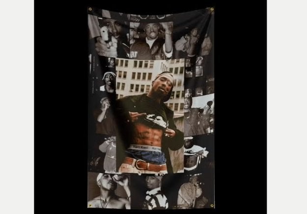 Grote vlaggen 2pac / Tupac Shakur (150x90cm), Ophalen of Verzenden, Nieuw