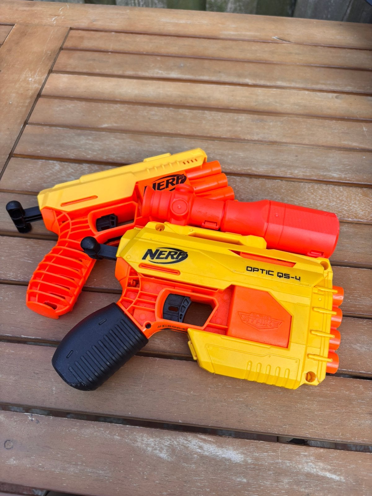 Nerf Alpha Strike Optic QS-4, Kinderen en Baby's, Ophalen of Verzenden, Gebruikt