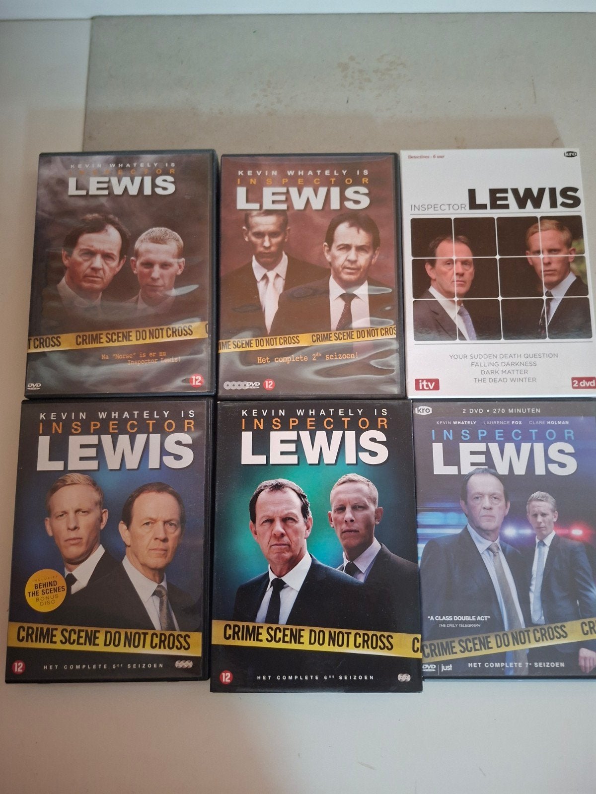 Lewis tvserie dvd detective thriller 6 seizoenen, Cd's en Dvd's, Dvd's | Tv en Series, Vanaf 12 jaar, Verzenden, Zo goed als nieuw