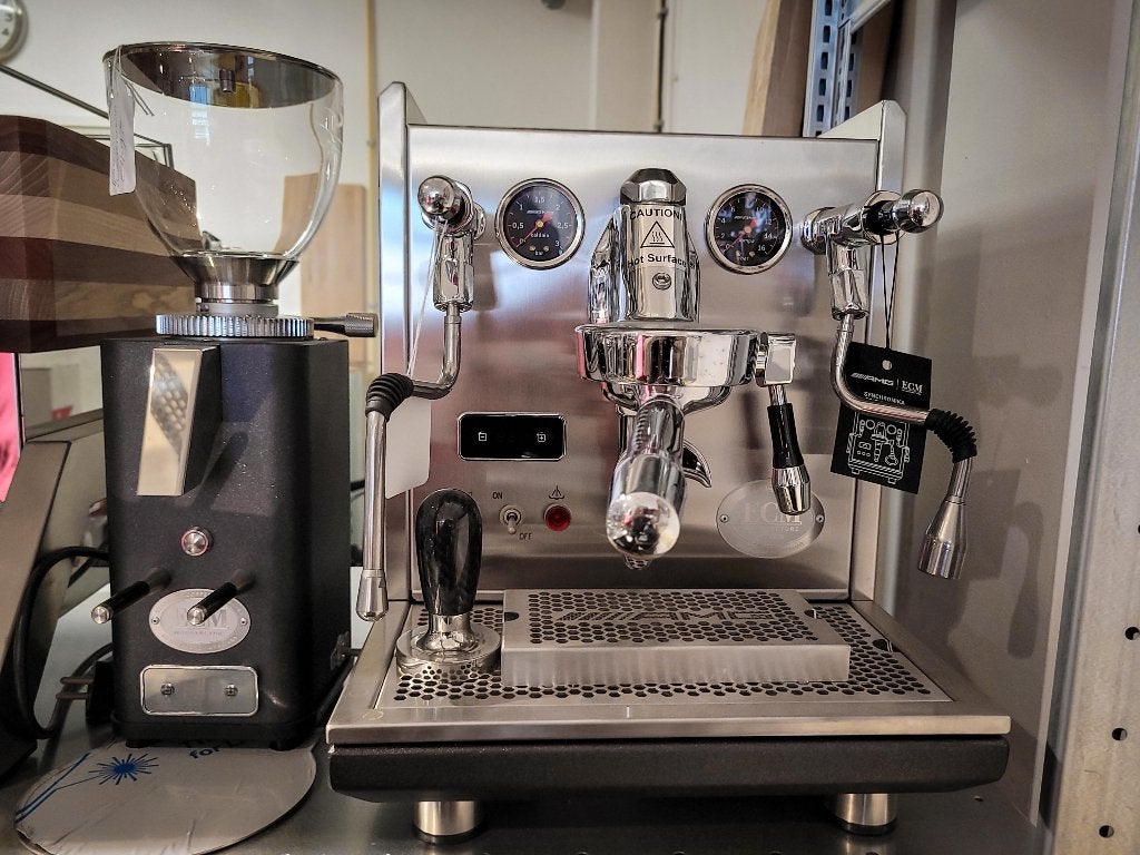 Espressomachine: ECM Synchronika AMG, Special Edition, Witgoed en Apparatuur, Koffiezetapparaten, Ophalen, Espresso apparaat, 10 kopjes of meer