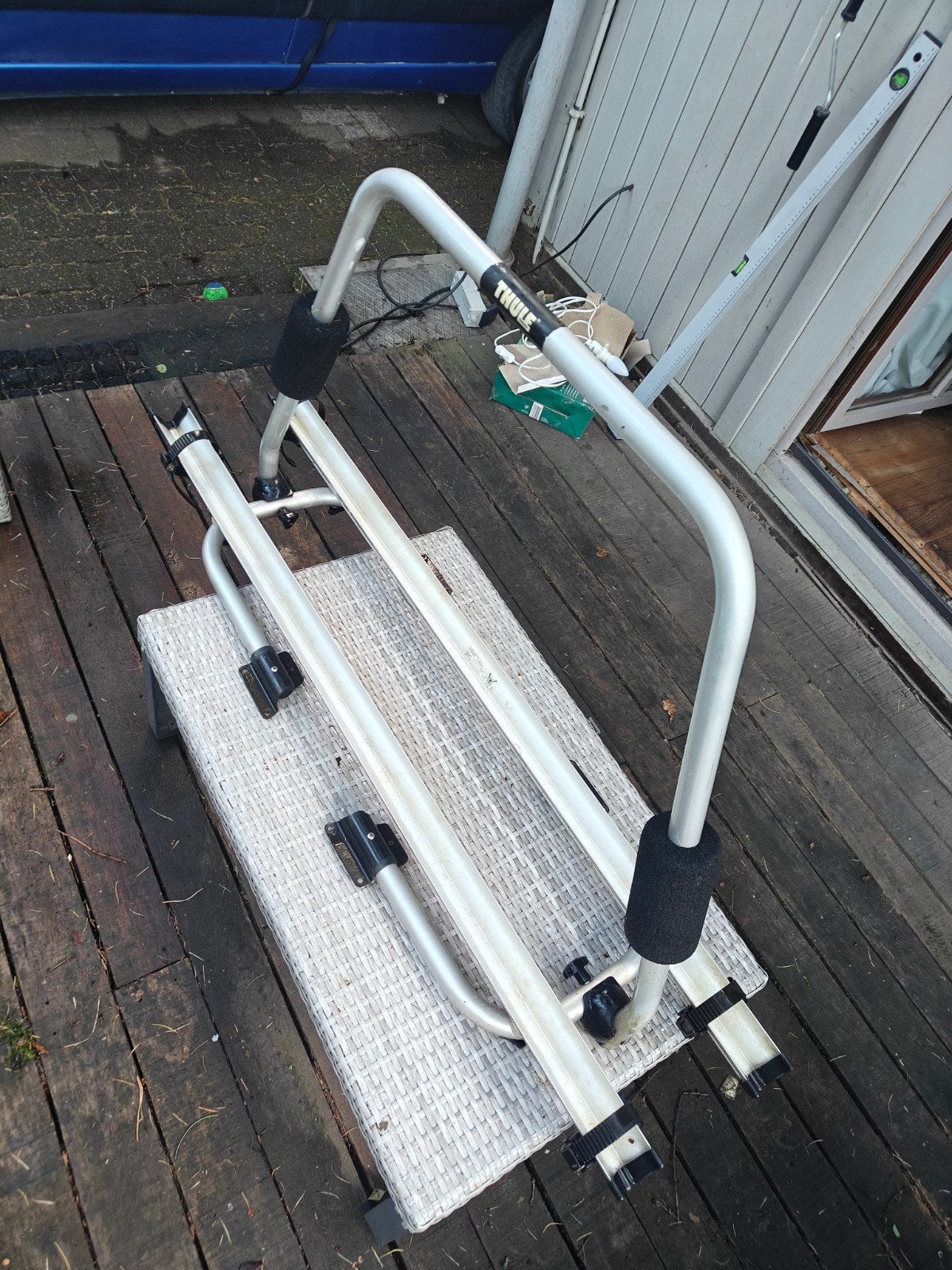 Thule G2 Fietsendrager voor 2 fietsen ., Auto diversen, Fietsendragers, Gebruikt, Achterklepdrager, 2 fietsen, Elektrische fiets