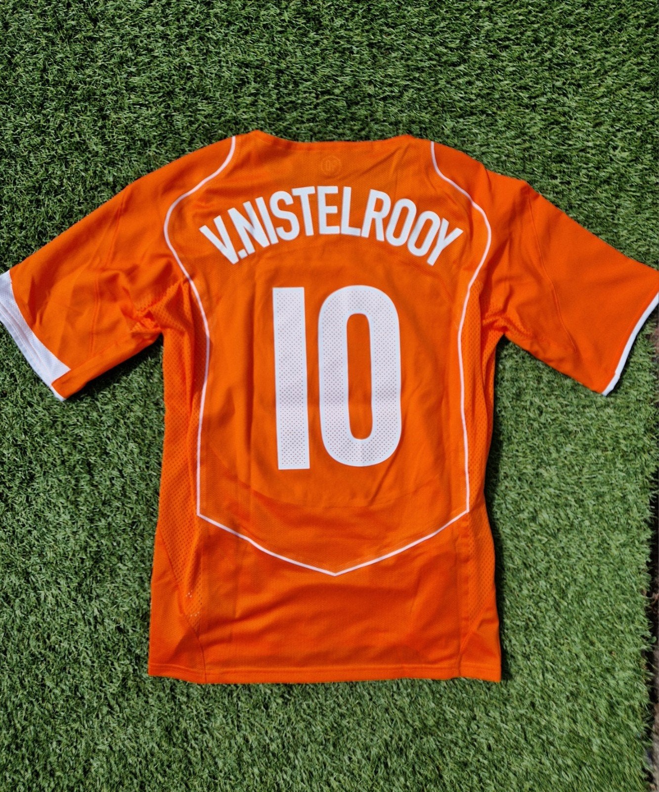 Oranje KNVB Nederlands elftal shirt 2004 Reissue Nistelrooy, Maat 52/54 (L), Nike, Oranje, Ophalen of Verzenden