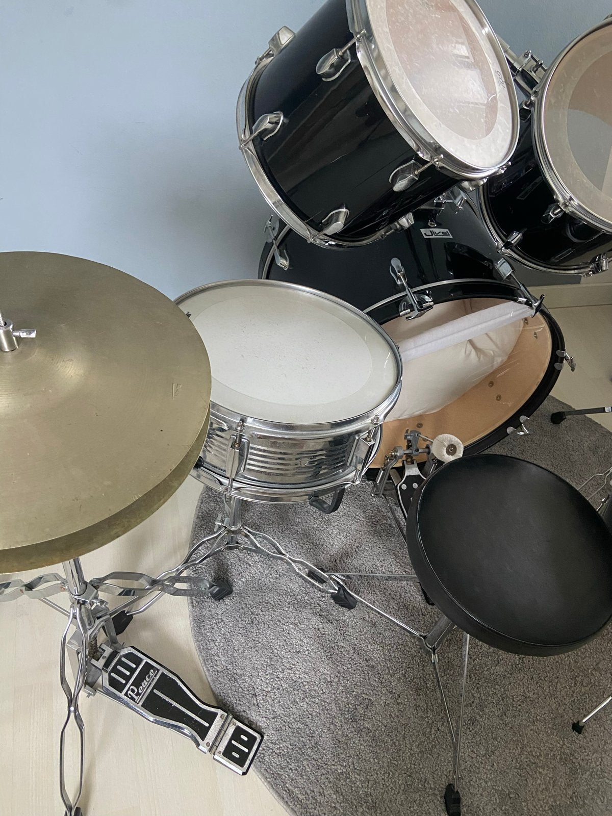 Beginners drumstel - Compleet en klaar om te spelen!, Ophalen, Gebruikt, Overige merken