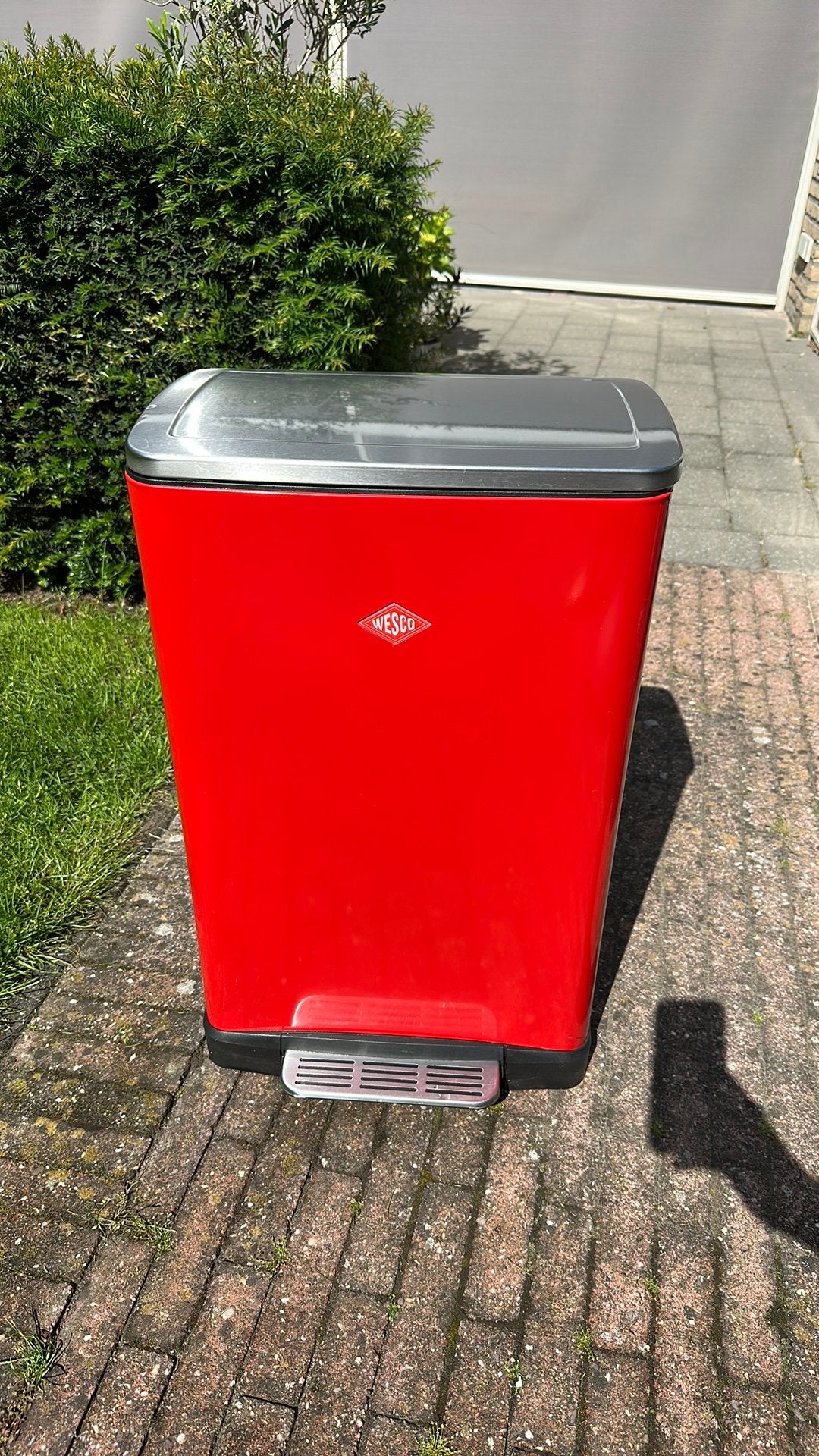 WESCO Big Double Boy prullenbak 2 x 18 liter, Huis en Inrichting, Ophalen, Kunststof, Met pedaal, 50 tot 75 cm