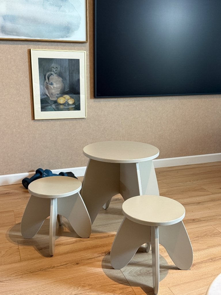 Kinder stoeltjes en tafeltje H&M home, Huis en Inrichting, Ophalen, Gebruikt, Hout