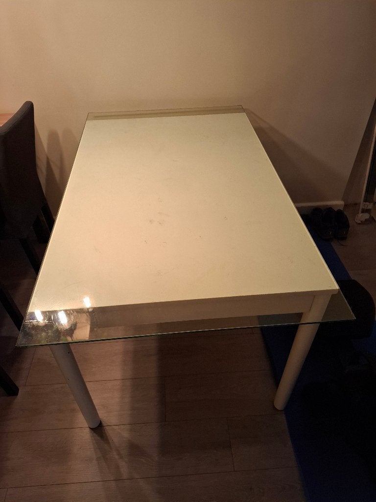 Gratis opknap tafel 120/140x80, Ophalen, Gebruikt, 100 tot 150 cm, Overige houtsoorten