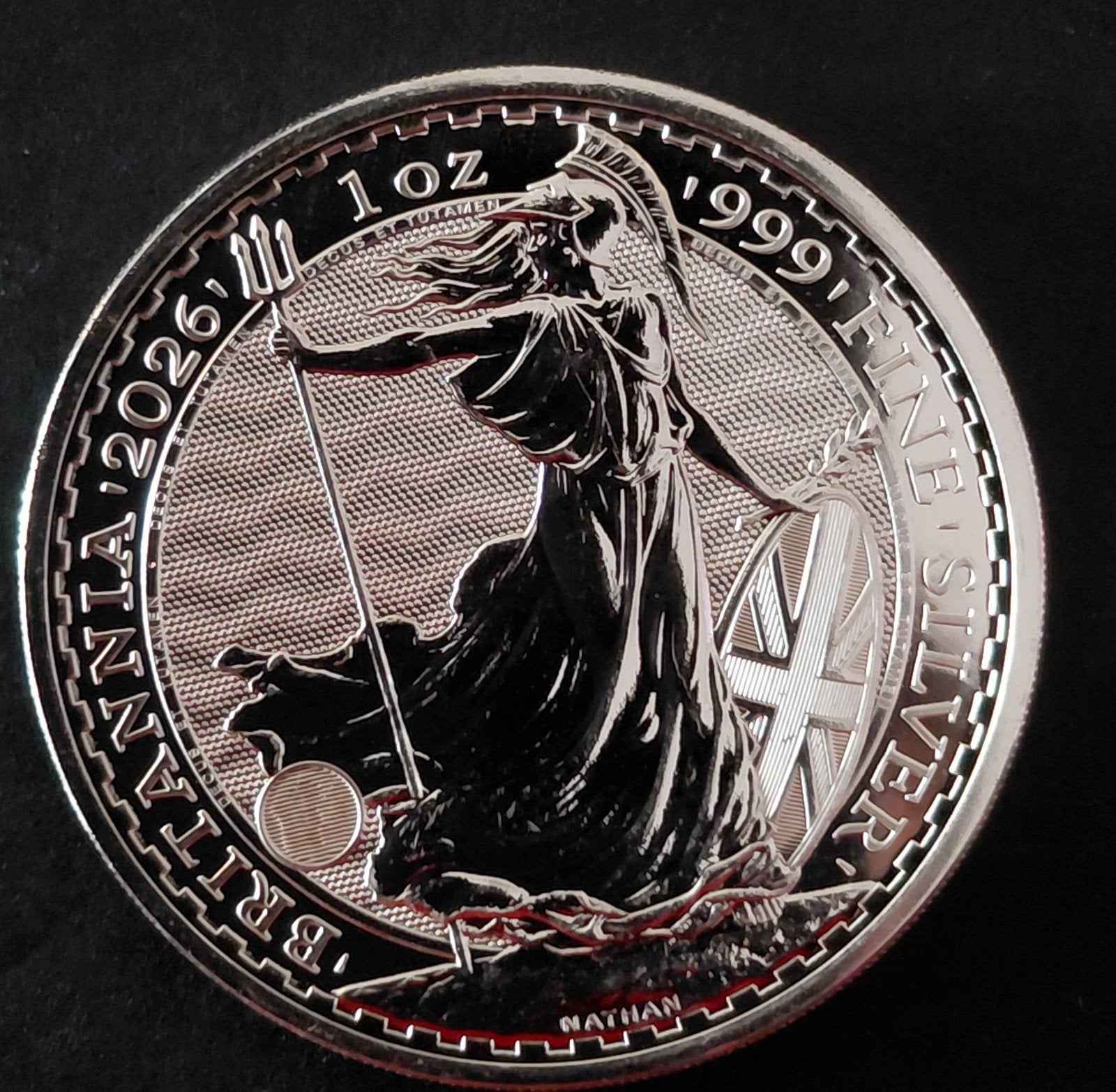 Britannia 2026 1 oz 999 zilver, Postzegels en Munten, Verzenden, Zilver