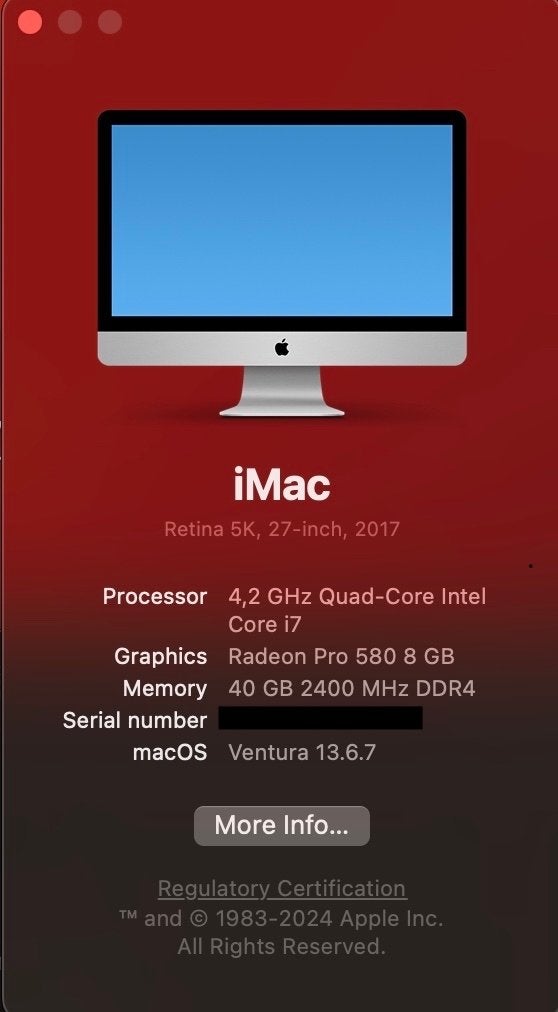 iMac 27" 5K (Retina) - High-Spec voor Videobewerking, Computers en Software, Ophalen of Verzenden, Zo goed als nieuw