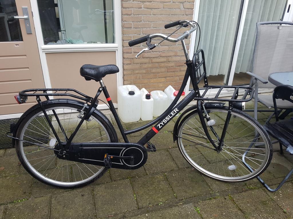 ZYSSLER dames omafiets, Fietsen en Brommers, Ophalen, 53 tot 56 cm, ZYSSLER, Handrem