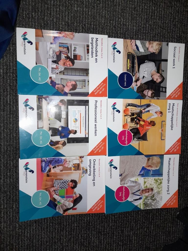 Studieboeken Maatschappelijke Zorg (MBO) - Zo goed als nieuw, Boeken, Studieboeken en Cursussen, Zo goed als nieuw, MBO, Gamma