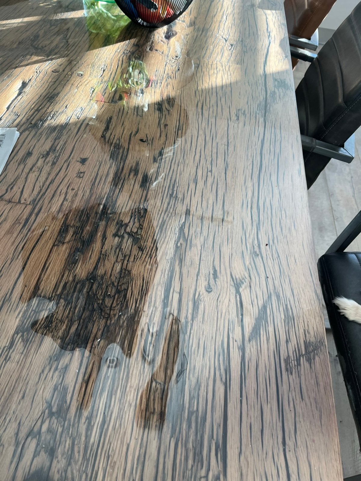 Robuuste eettafel met spinpoot, Ophalen, 200 cm of meer, 50 tot 100 cm, Vijf personen of meer