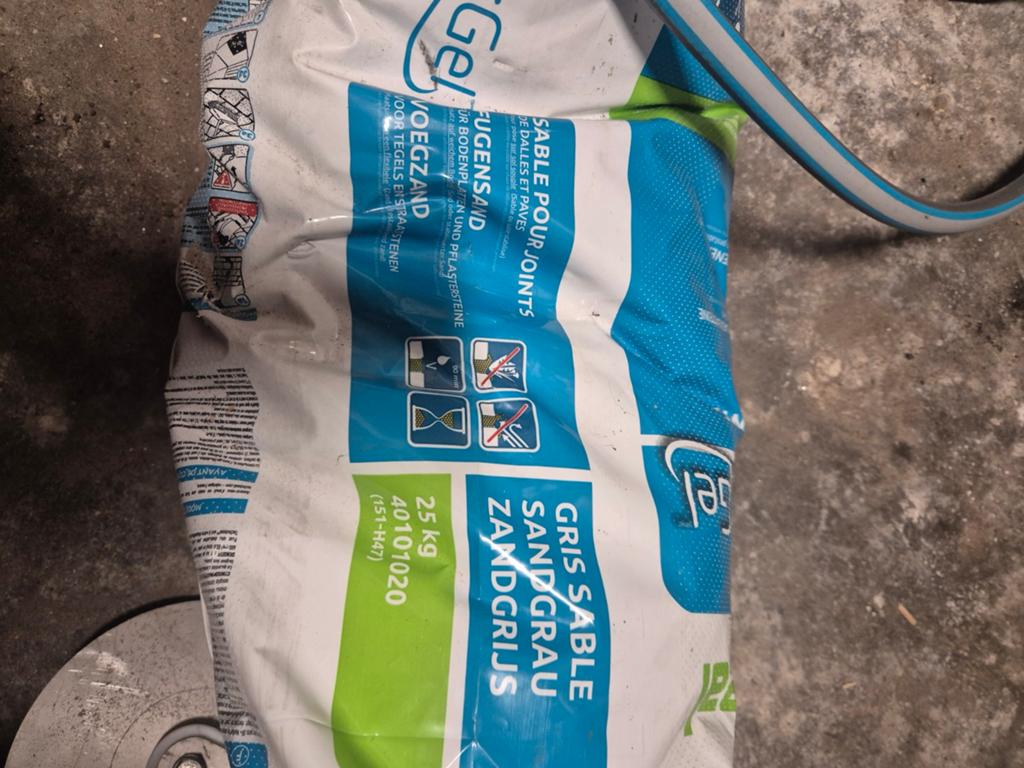 Voegzand zandgrijs 25kg, Tuin en Terras, Zand, Ophalen