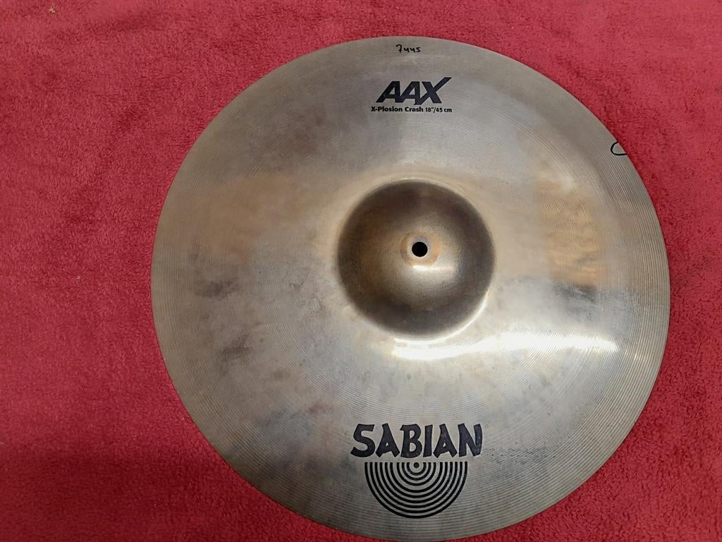 Sabian xplosion crash 18" AAX Bekkens cymbal bekken, Muziek en Instrumenten, Drums of Percussie, Ophalen of Verzenden, Zo goed als nieuw