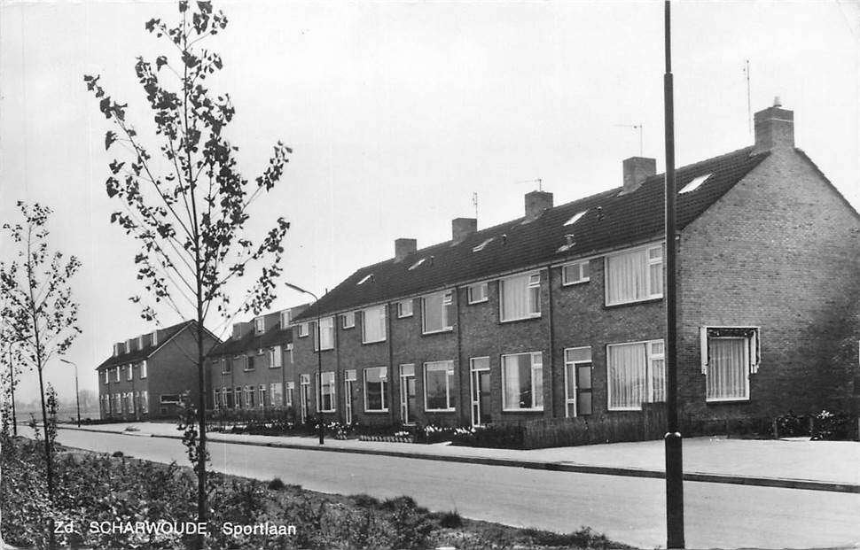 304-219-011 Zuid-Scharwoude Sportlaan, Verzamelen, Ansichtkaarten | Nederland, Verzenden, Voor 1920, Noord-Holland