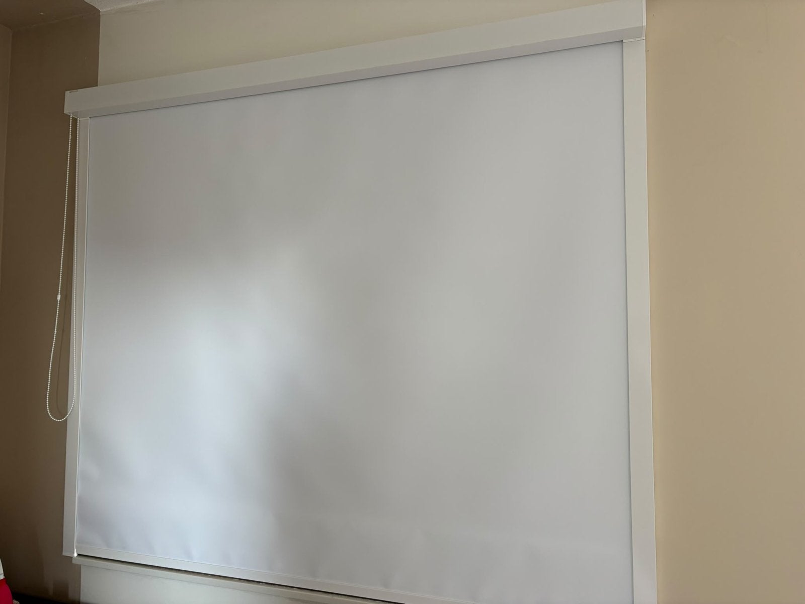 Blinderend Off-white rolgordijn (176,6x150,3 cm) - Z.g.a.n., Huis en Inrichting, Ophalen, Zo goed als nieuw, Wit, Rolgordijn