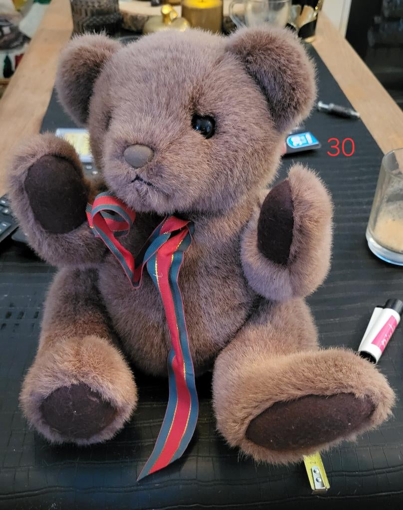 Prachtige Vintage Gund Teddybeer – België, Verzamelen, Beren en Cherished Teddies, Zo goed als nieuw, Stoffen beer, Overige merken