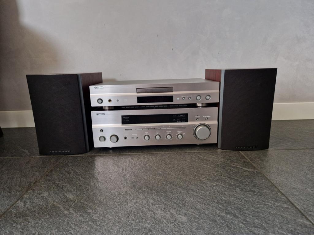 YAMAHA audio set met boxen, Ophalen of Verzenden, Gebruikt, Overige merken